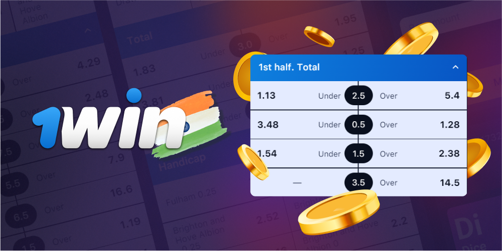 1win Total bets